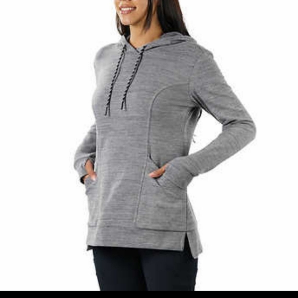 Spyder Ladies' Tunic Length Hoodie nwt  grey